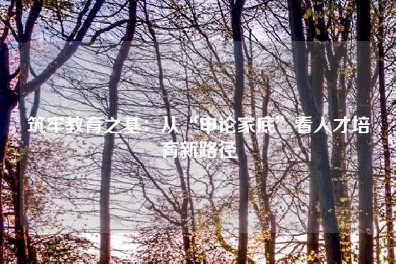 筑牢教育之基:从“申论家底”看人才培育新路径